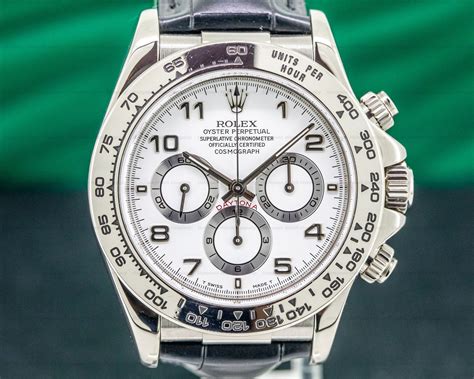 1995 rolex daytona 18k white gold for sale|used rolex watches for sale.